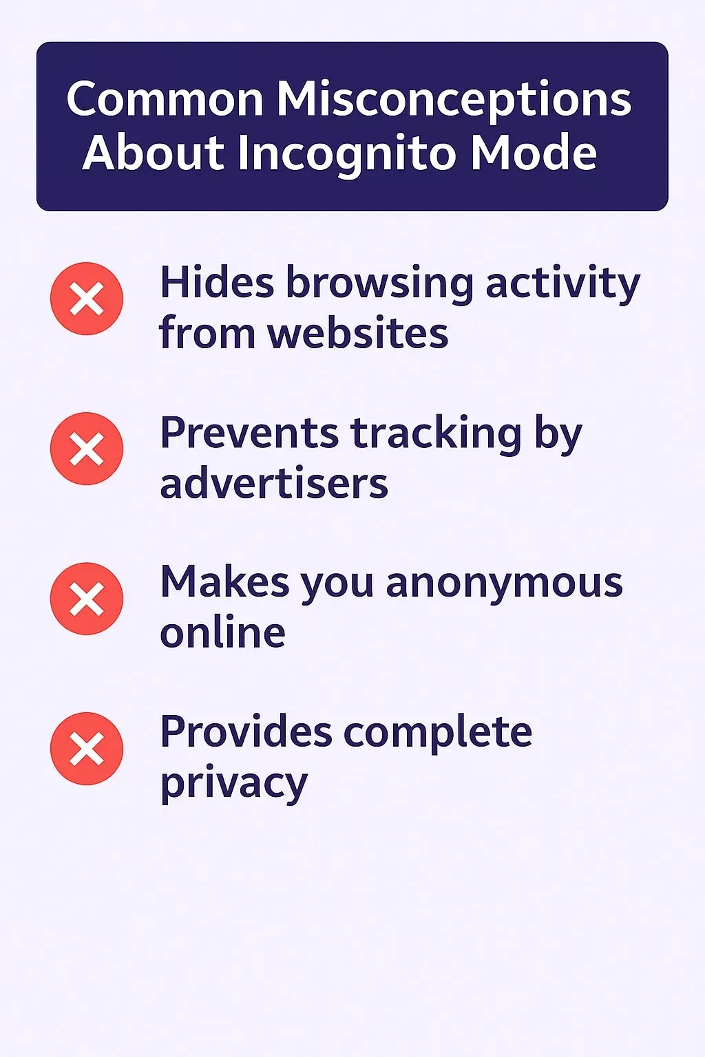 Common Misconceptions About Incognito Mode