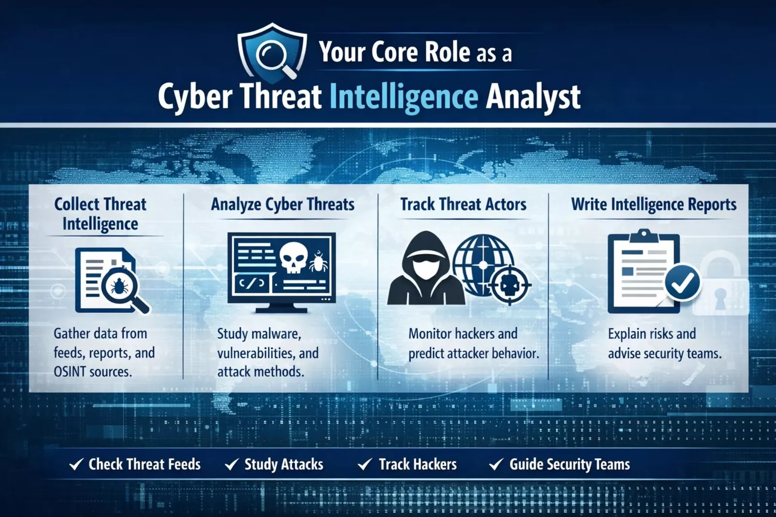 what does a cyber threat intelligence analyst do