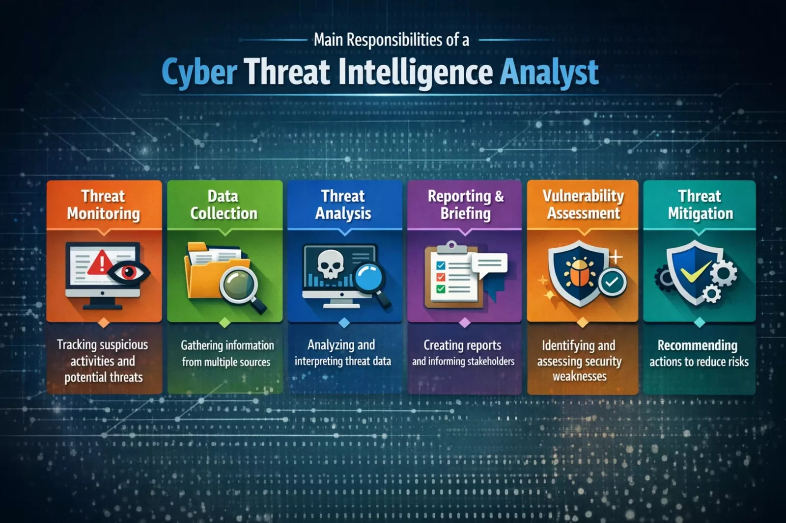 what does a cyber threat intelligence analyst do