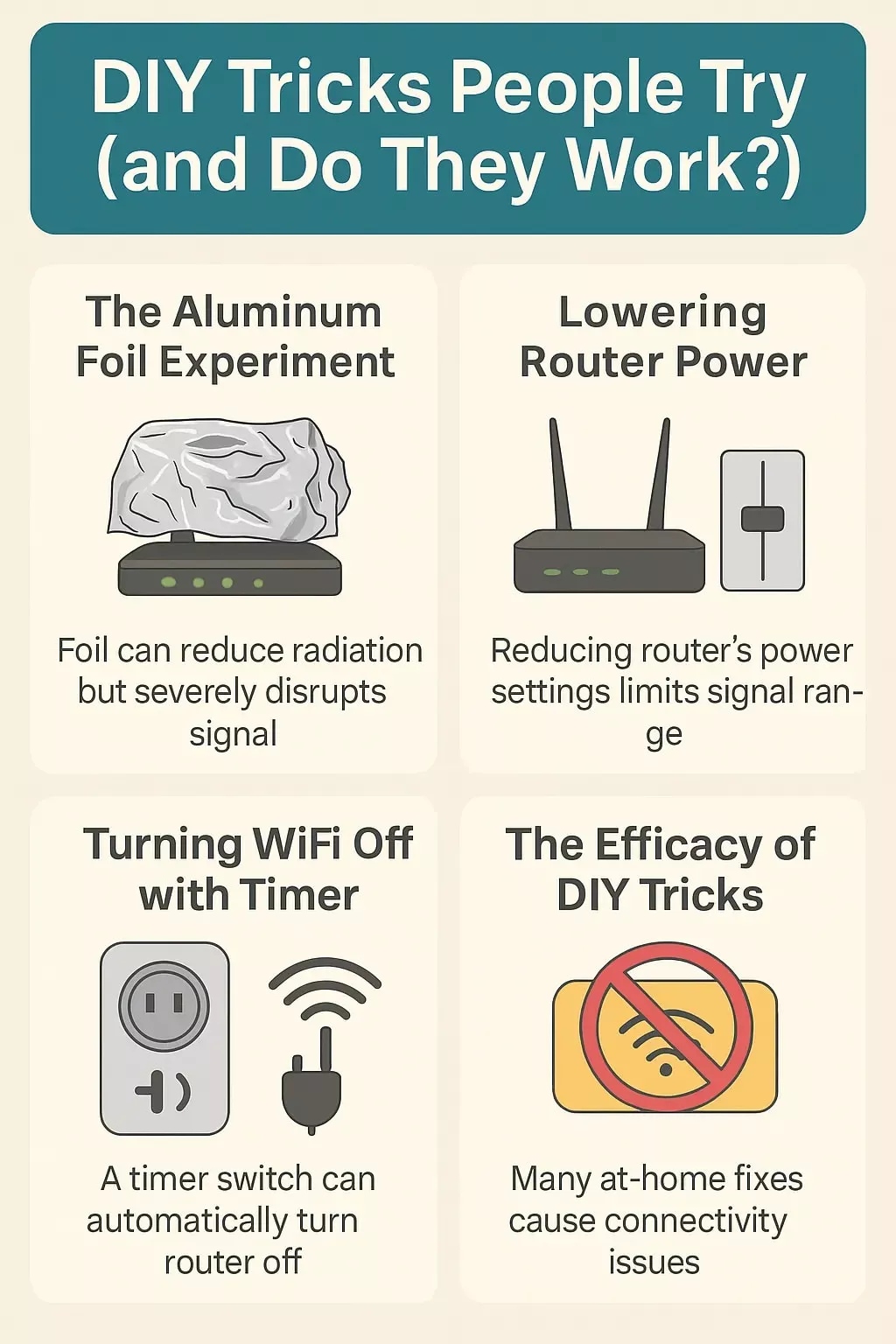 How to block radiation from wifi router? DIY Tricks People Try (and Do They Work?)