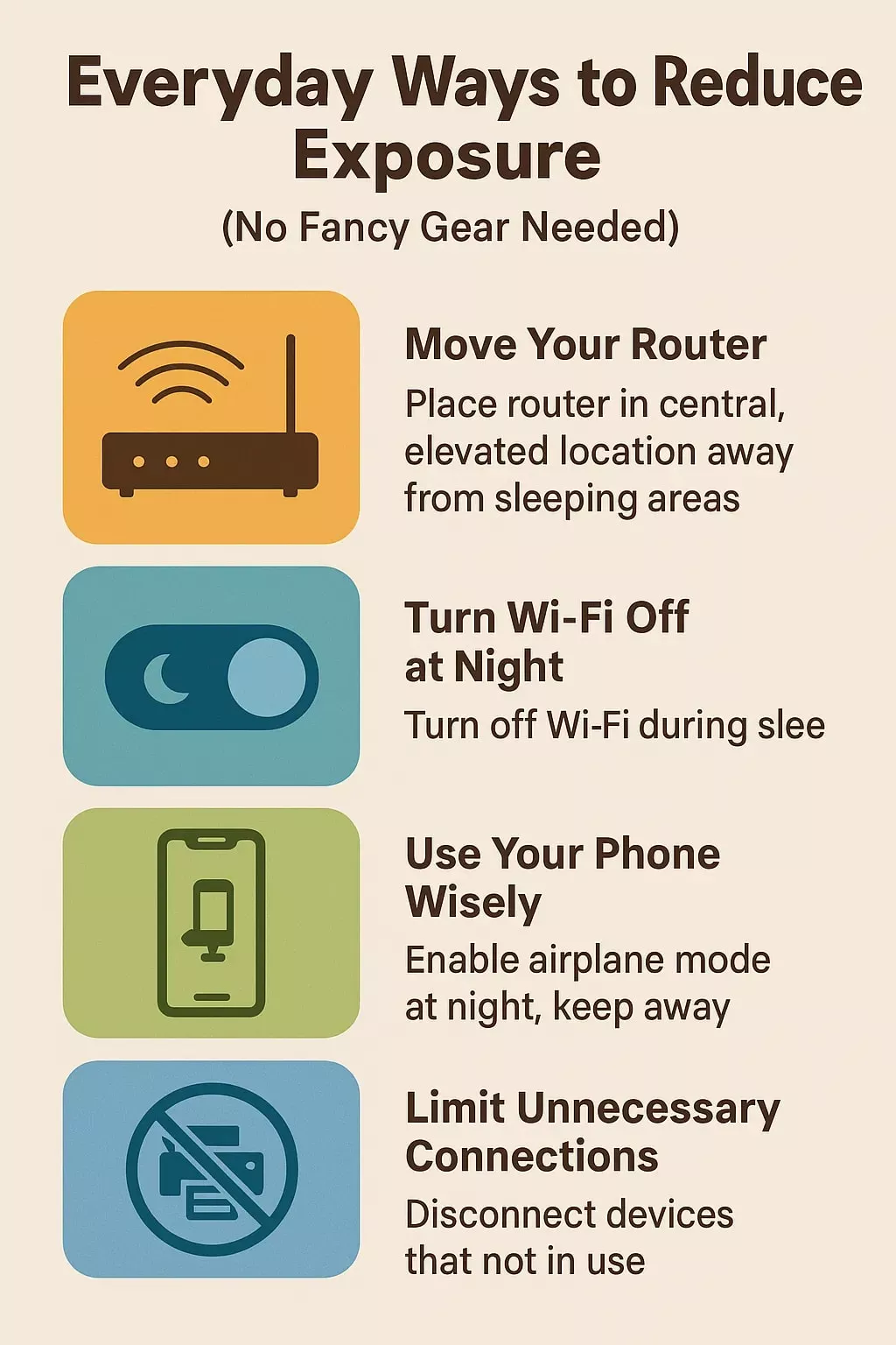How to block radiation from wifi router? Everyday Ways to Reduce Exposure (No Fancy Gear Needed)
