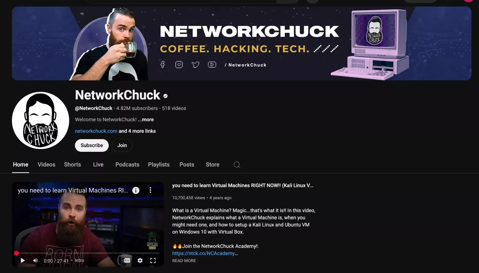 6. NetworkChuck