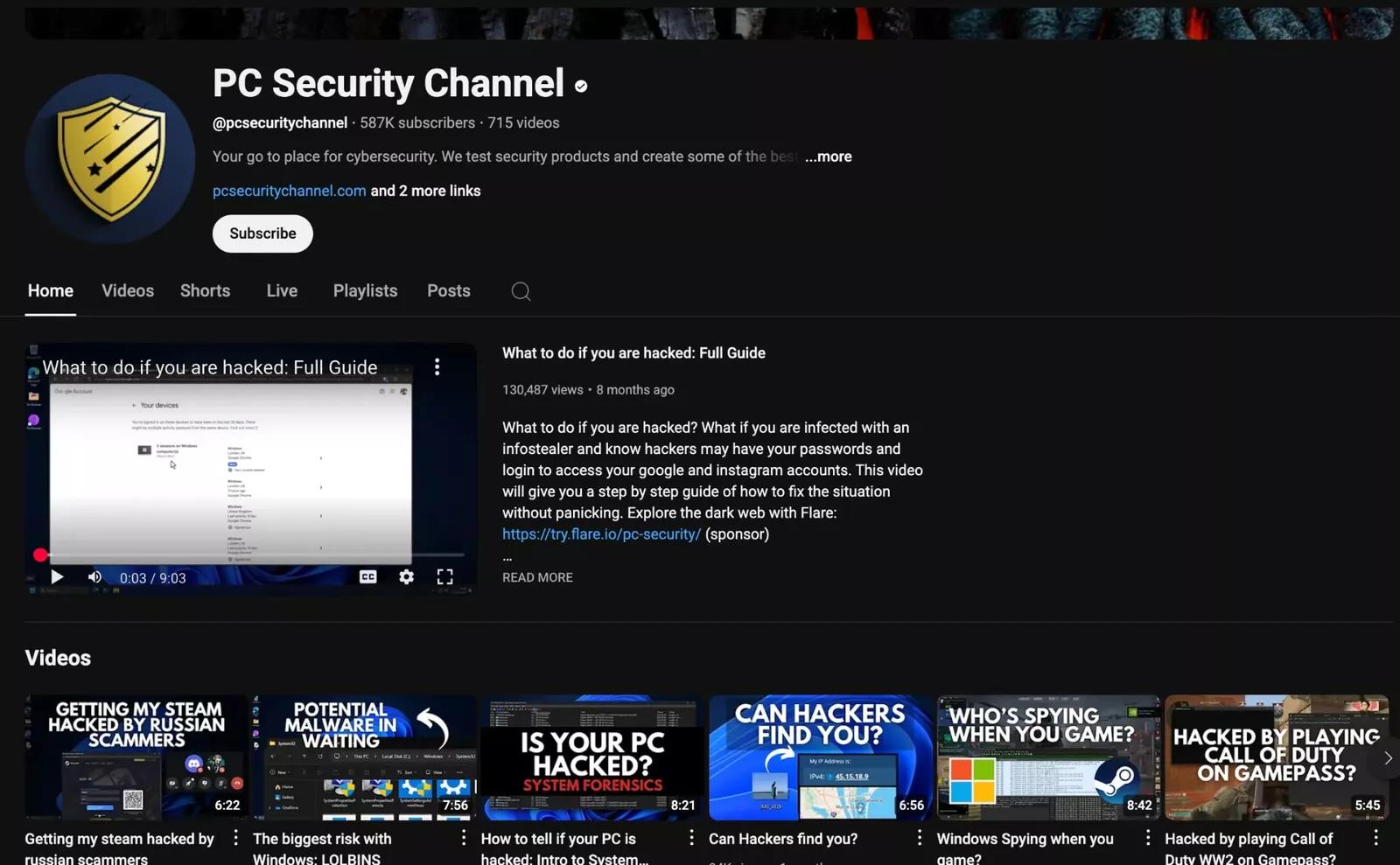15. The PC Security Channel
