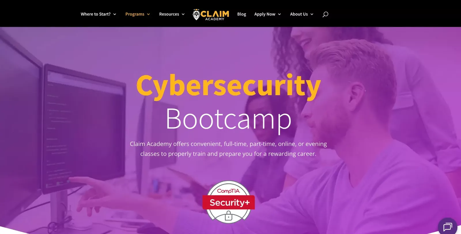 10. Claim Academy Cyber security Bootcamp