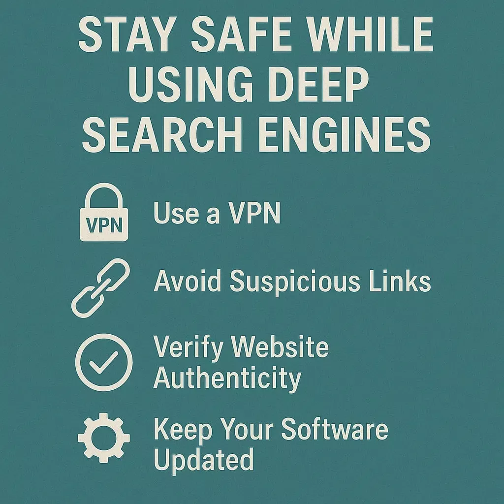 How to Stay Safe While Using Deep Search Engines