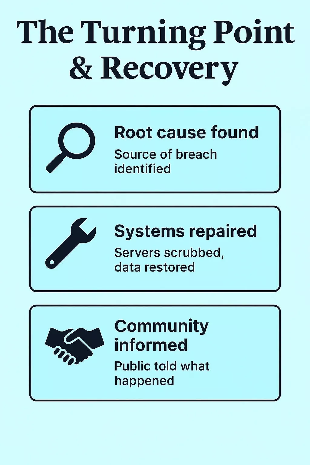 The Turning Point & Recovery St Paul Cyber Attack