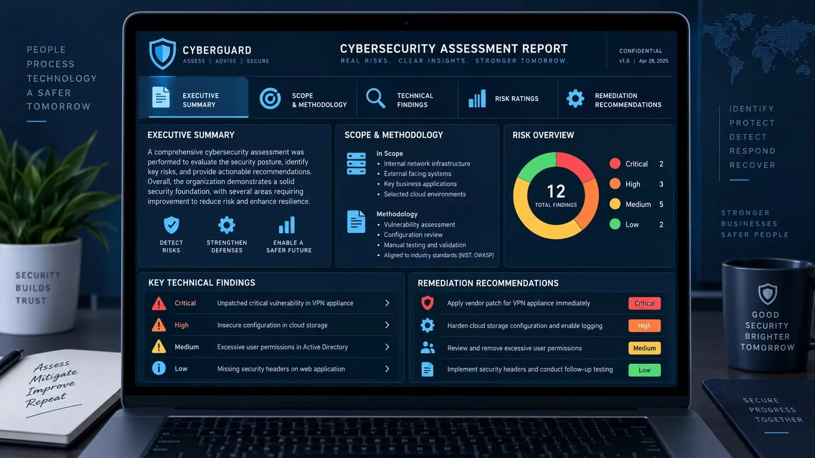 cybersecurity assessment report