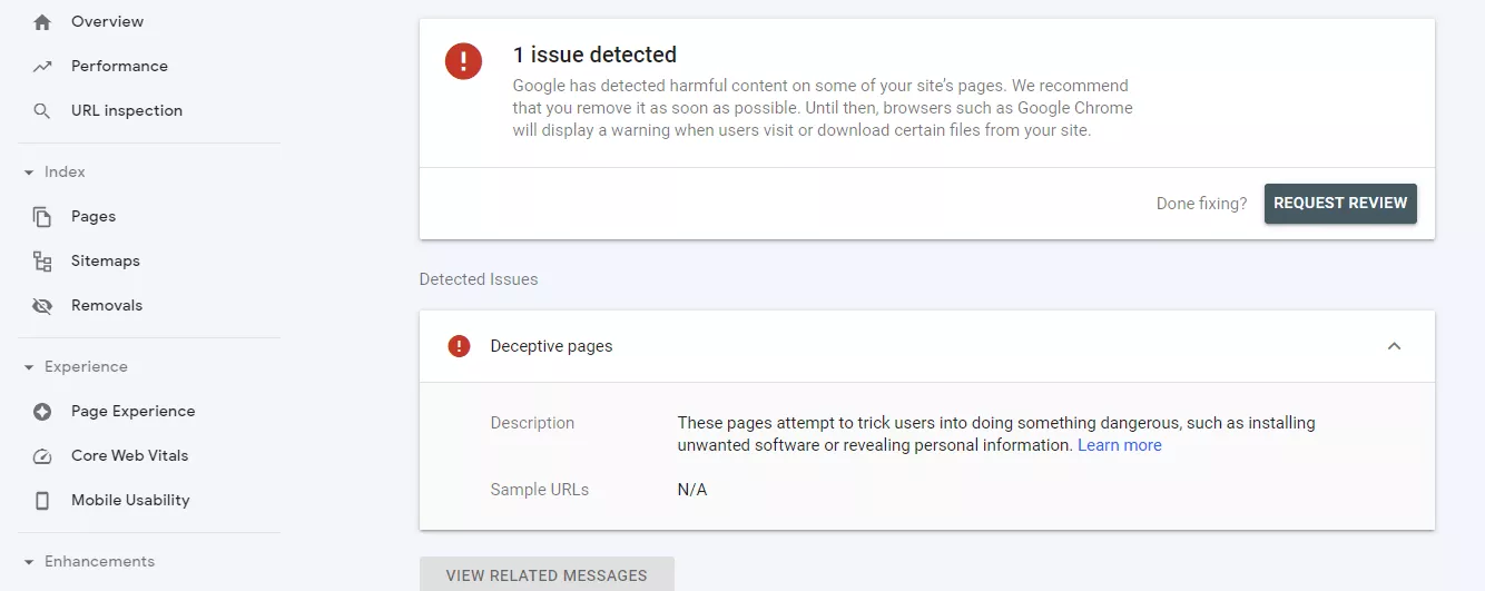Google search console