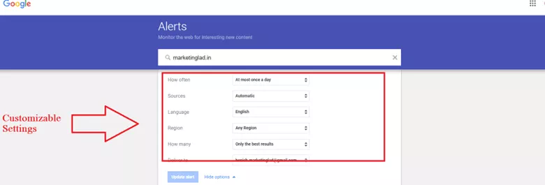 Google Alert Link Building