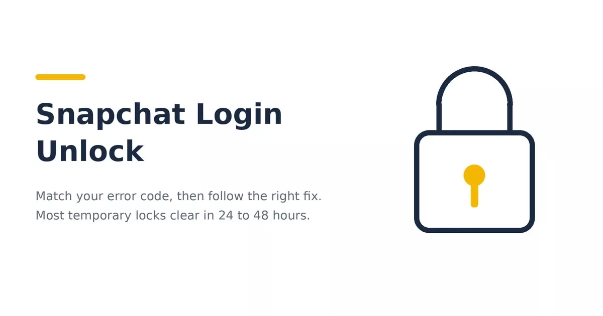 Snapchat Login Unlock